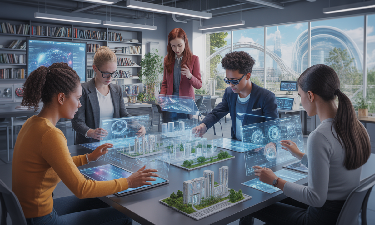 découvrez comment les étudiants s'impliquent activement dans l'exploration des futurs émergents, en développant des compétences innovantes et en anticipant les transformations à venir.
